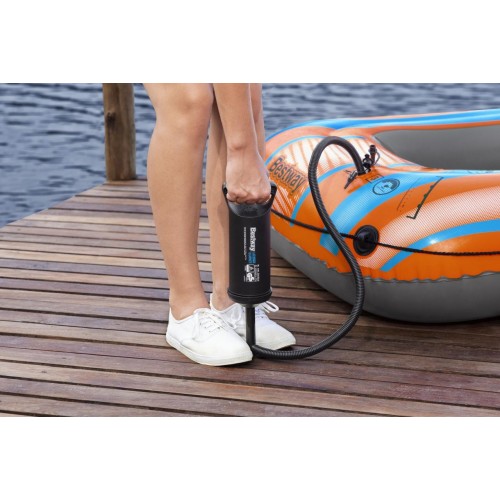 Ruční pístová pumpa BESTWAY 0,85 L/cyklus + 3 špičky + flexibilní váza
