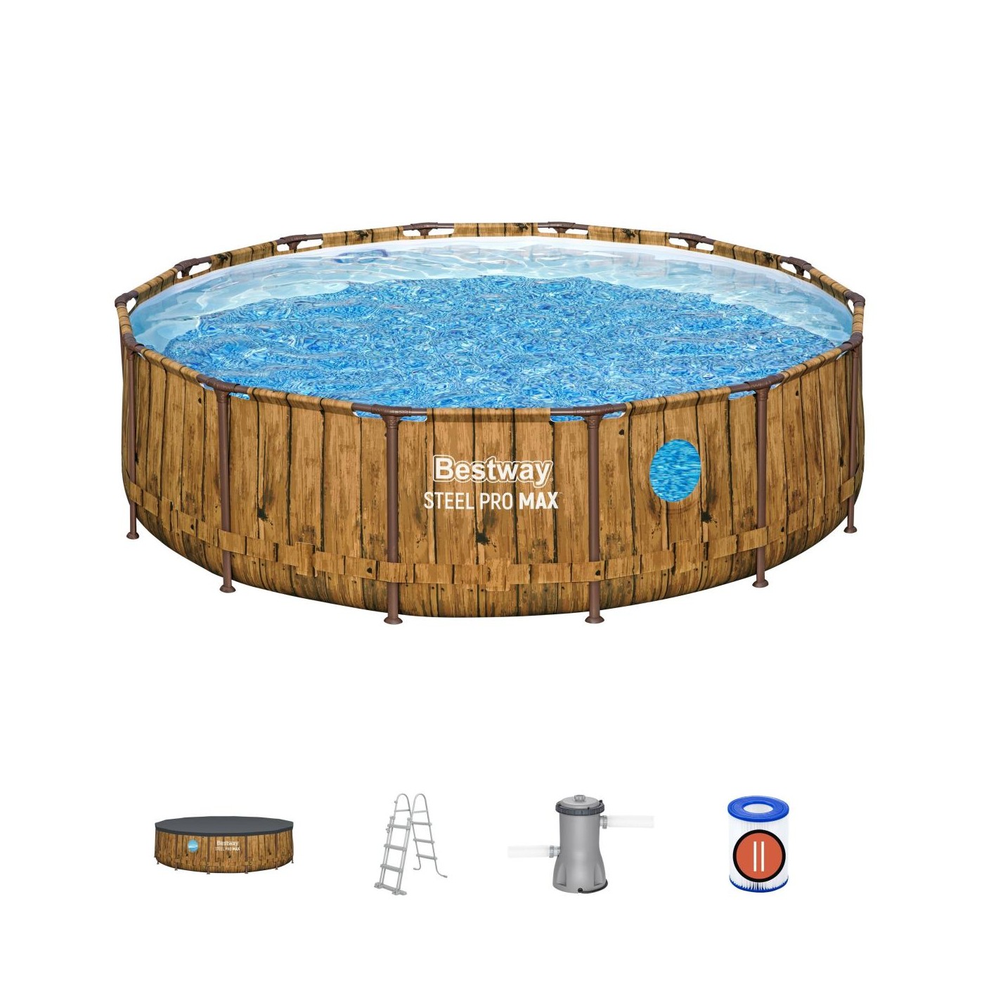 Rám bazénu 14FT 427x107cm Ocel PRO MAX BESTWAY