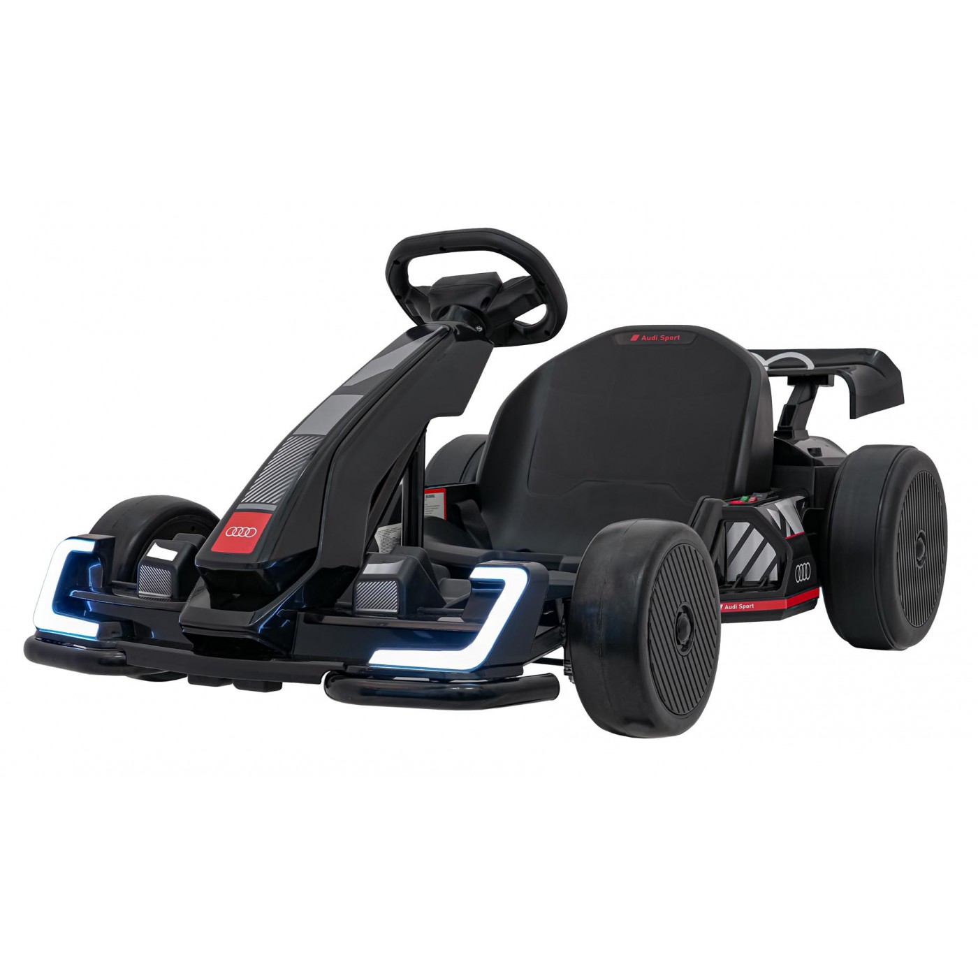 Go-kart Audi s driftovací funkcí černý