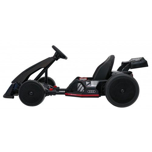 Go-kart Audi s driftovací funkcí černý