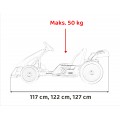 Go-kart Audi s driftovací funkcí černý