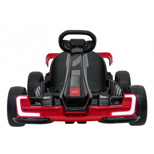 Go-kart Audi s driftovací funkcí červený