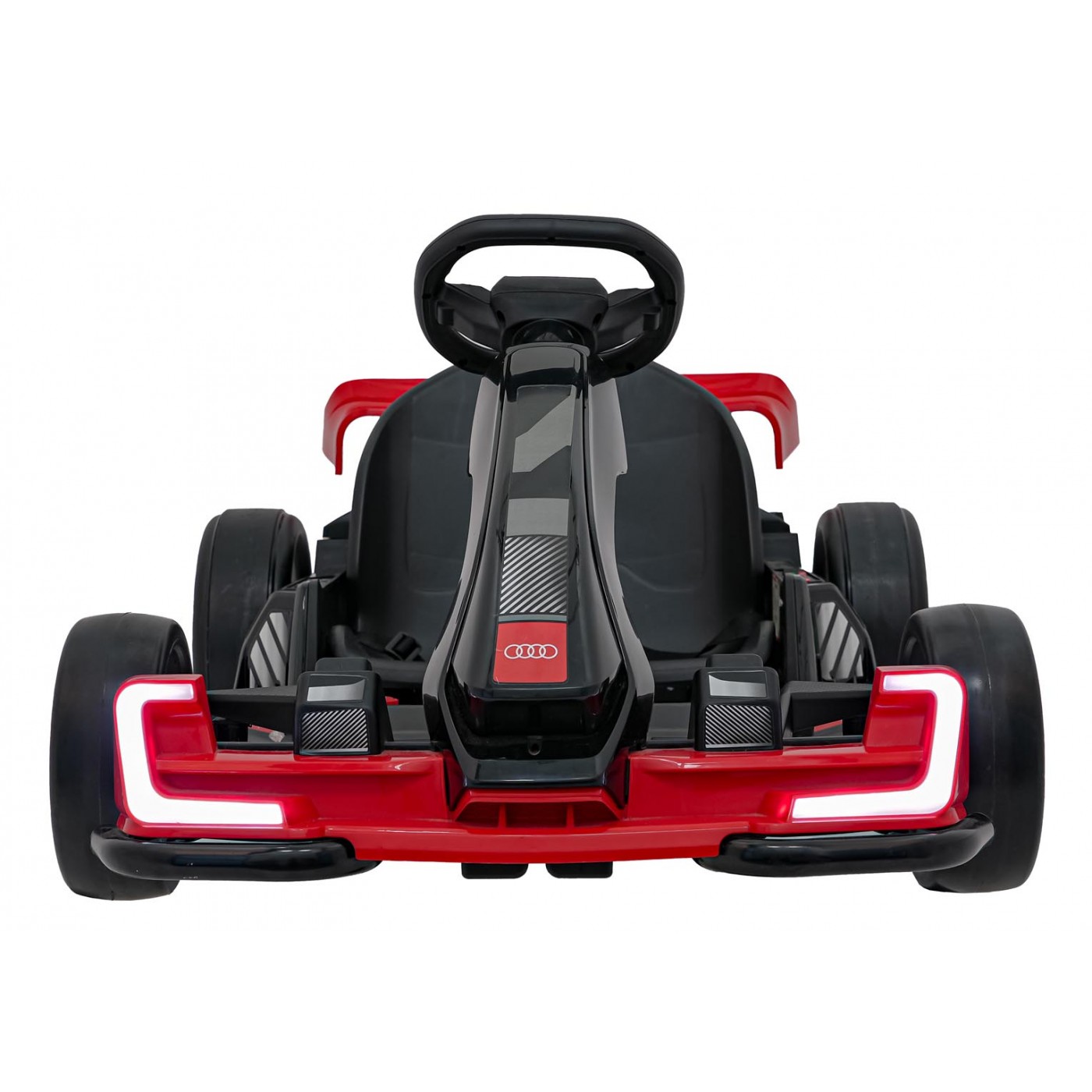 Go-kart Audi s driftovací funkcí červený