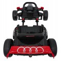 Go-kart Audi s driftovací funkcí červený
