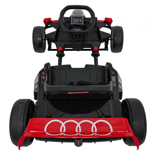 Go-kart Audi s driftovací funkcí červený