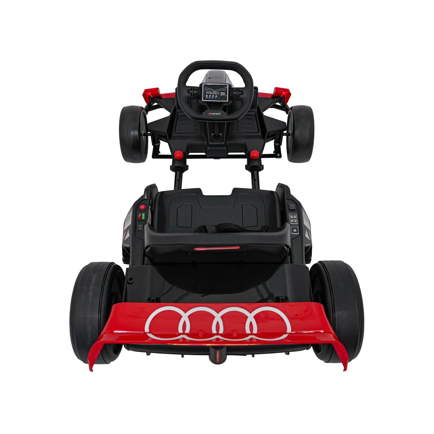 Go-kart Audi s driftovací funkcí červený