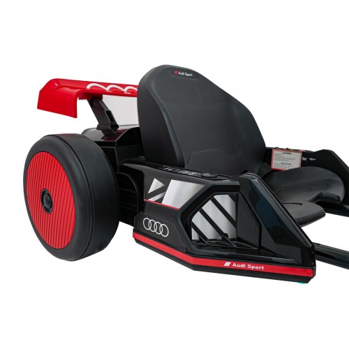 Go-kart Audi s driftovací funkcí červený