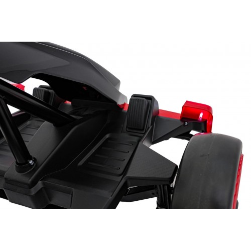 Go-kart Audi s driftovací funkcí červený
