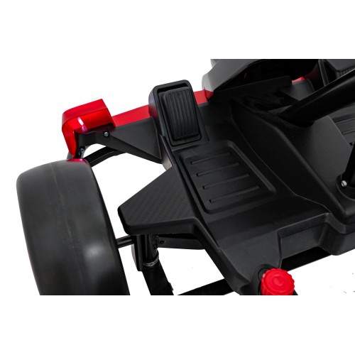 Go-kart Audi s driftovací funkcí červený