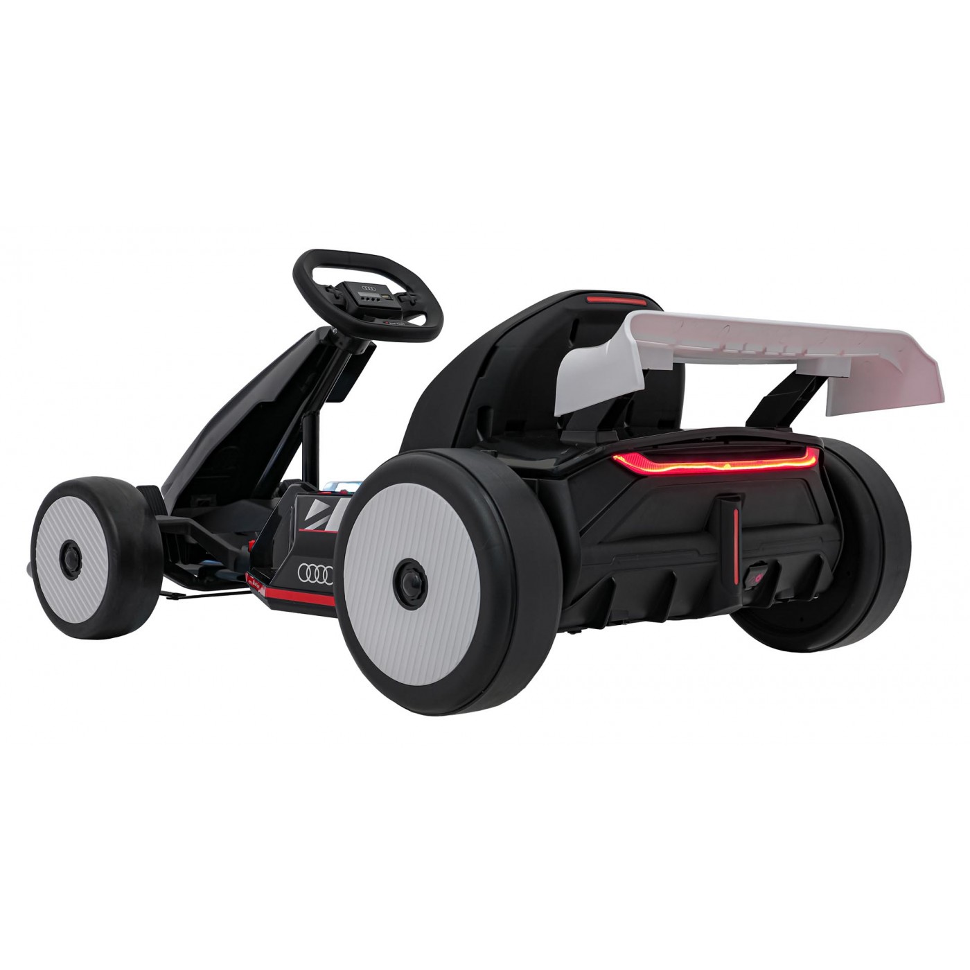 Go-kart Audi s driftovací funkcí Bílý