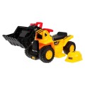 Bateriový buldozer pro děti Jezddítko + Helma + Pohyblivá lžíce + Zvuky
