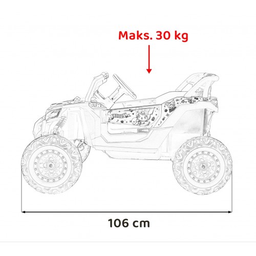 Buggy ATV Defend 4x4 Purple KUROMI Licence