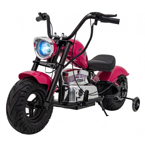 Vozidlo Motocykl Chopper Warrior Pink
