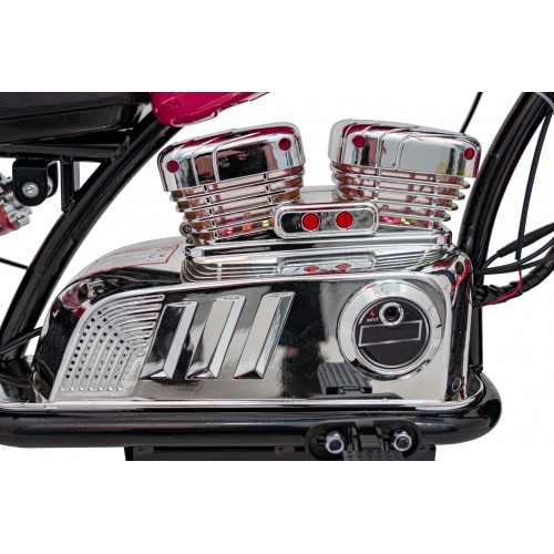 Vozidlo Motocykl Chopper Warrior Pink