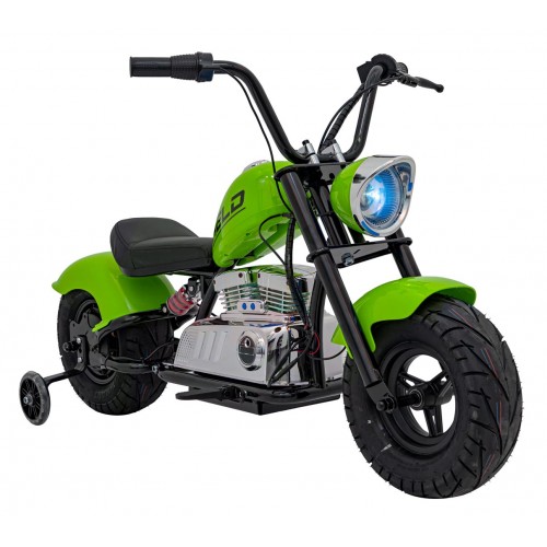 Motocyklový chopper Warrior Green vozidlo