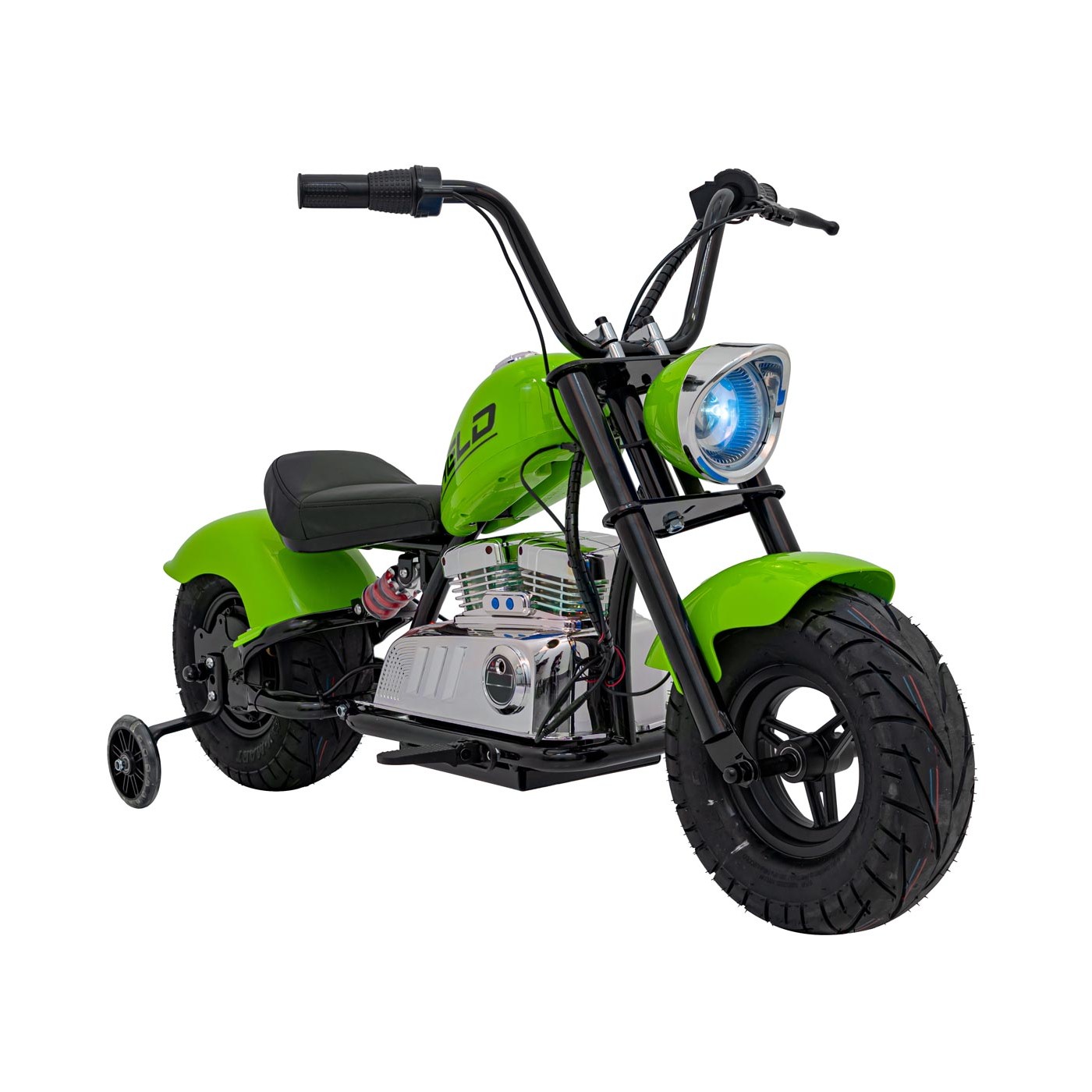 Motocyklový chopper Warrior Green vozidlo