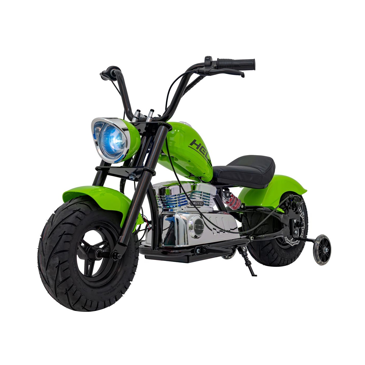 Motocyklový chopper Warrior Green vozidlo