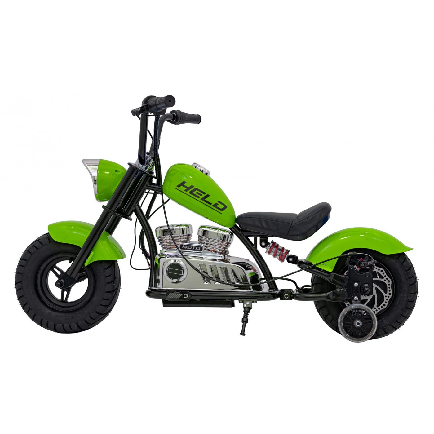Motocyklový chopper Warrior Green vozidlo