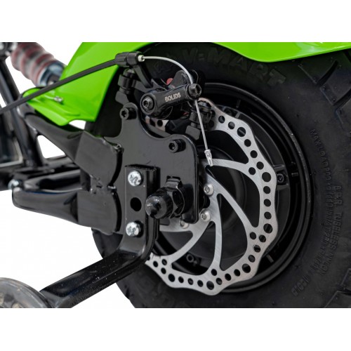 Motocyklový chopper Warrior Green vozidlo