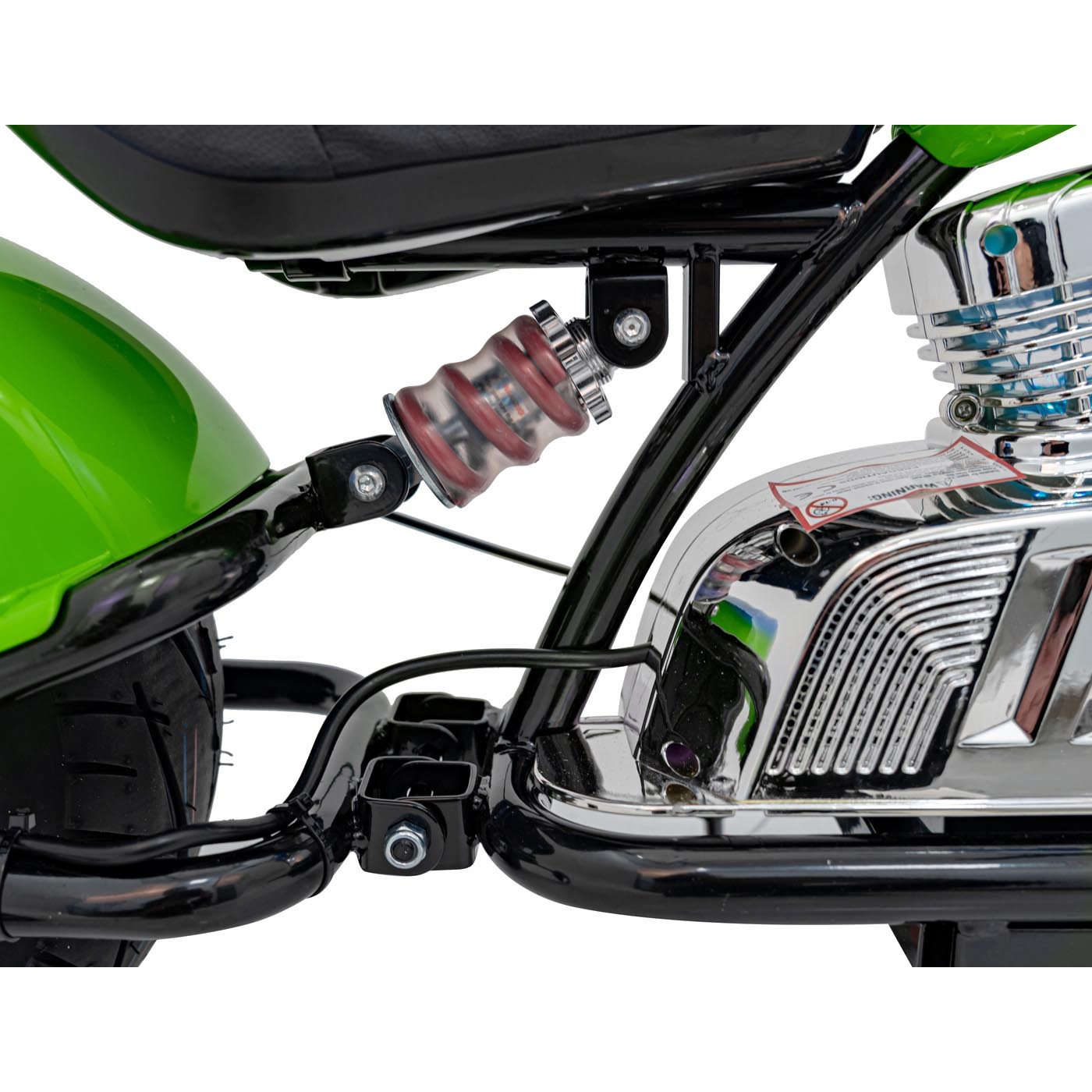 Motocyklový chopper Warrior Green vozidlo