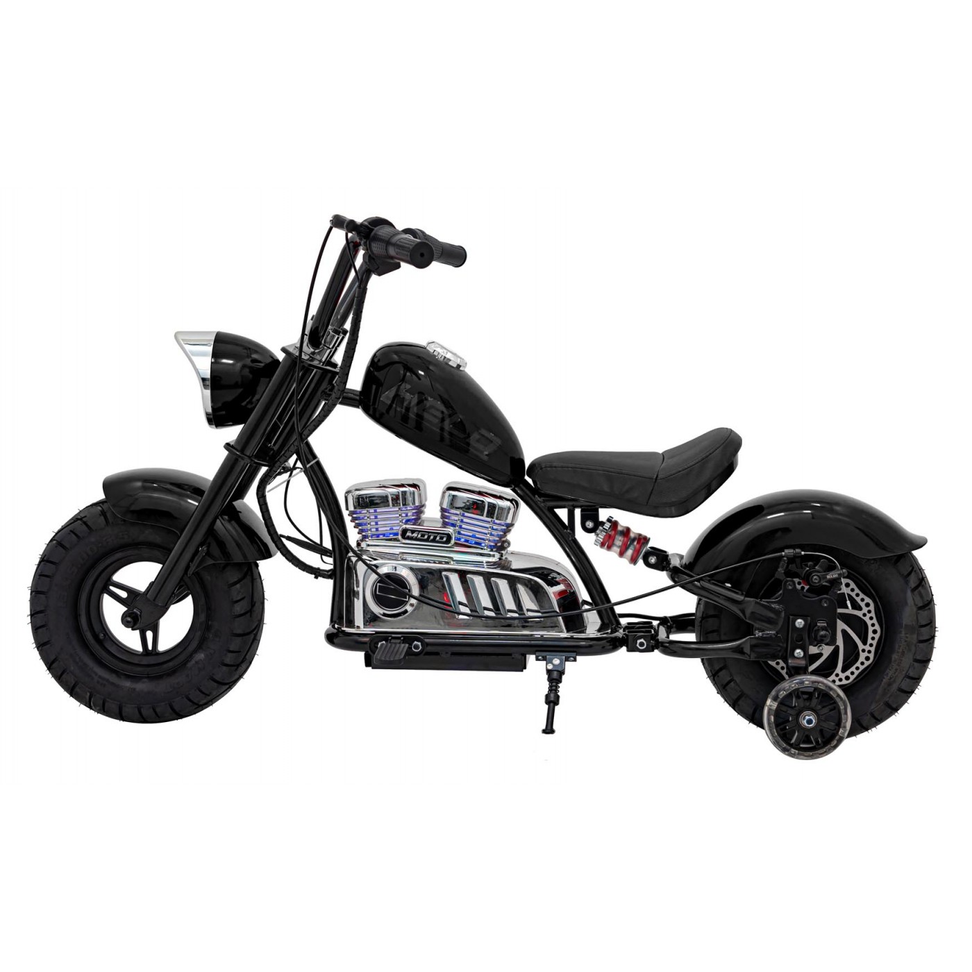 Motorcycle Chopper Warrior Black vozidlo