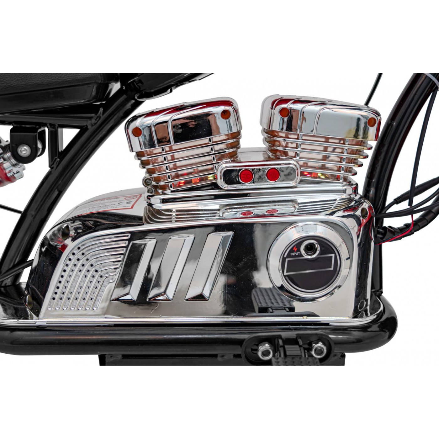 Motorcycle Chopper Warrior Black vozidlo