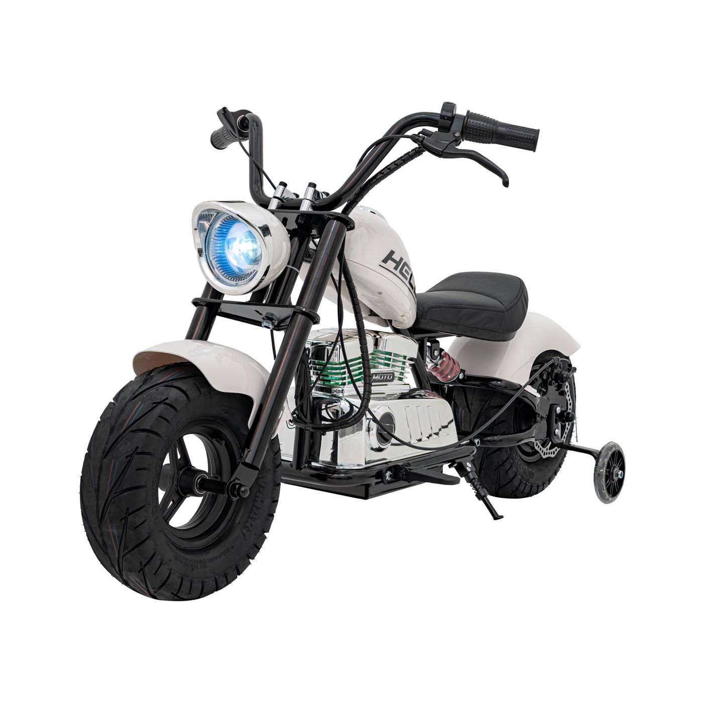 Chopper Warrior motocyklové vozidlo bílé