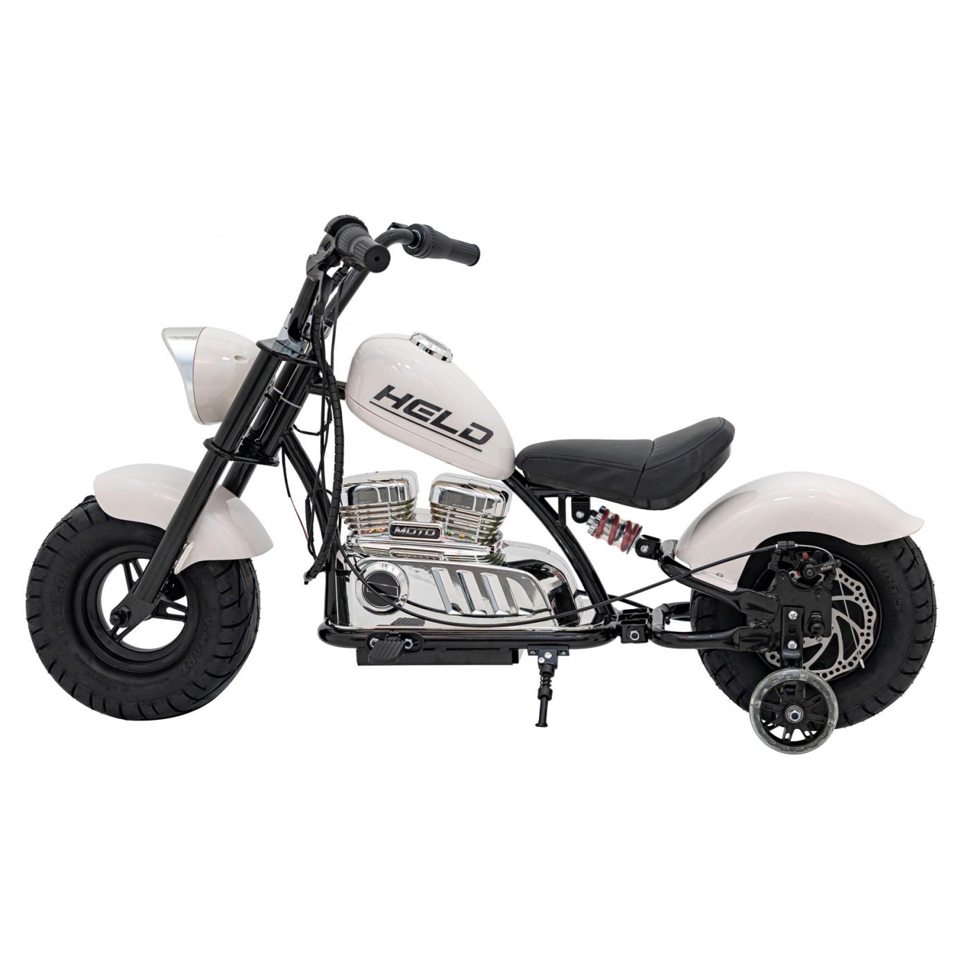 Chopper Warrior motocyklové vozidlo bílé