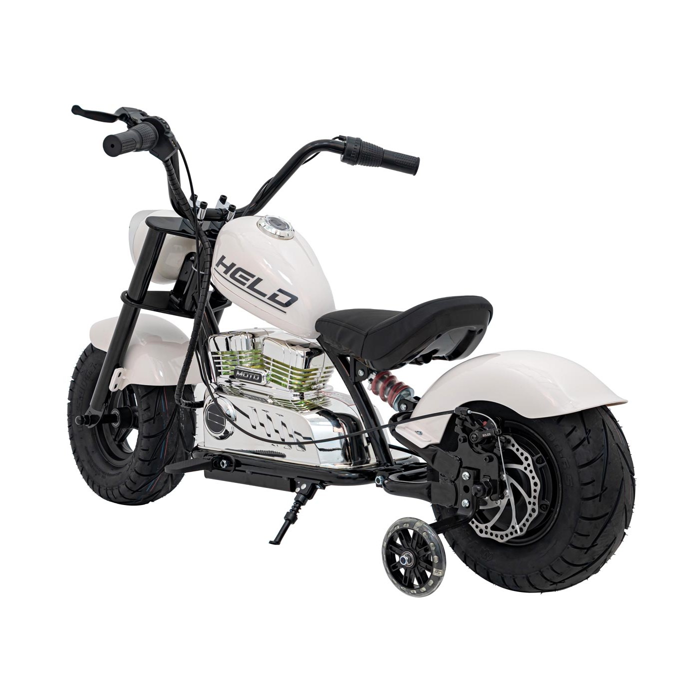 Chopper Warrior motocyklové vozidlo bílé