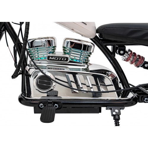 Chopper Warrior motocyklové vozidlo bílé