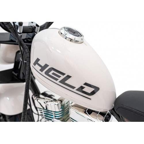Chopper Warrior motocyklové vozidlo bílé