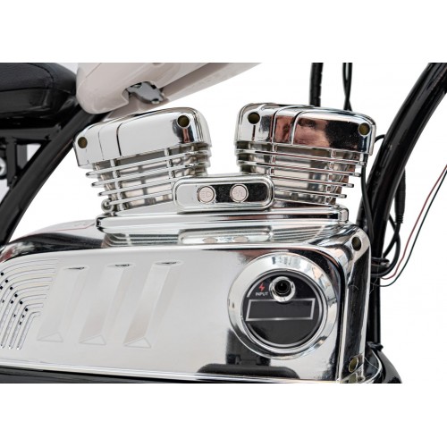 Chopper Warrior motocyklové vozidlo bílé