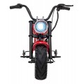Motocyklový chopper Warrior červené vozidlo
