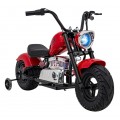 Motocyklový chopper Warrior červené vozidlo