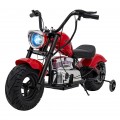 Motocyklový chopper Warrior červené vozidlo