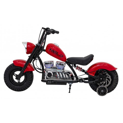 Motocyklový chopper Warrior červené vozidlo