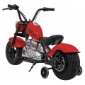 Motocyklový chopper Warrior červené vozidlo