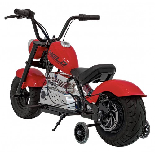 Motocyklový chopper Warrior červené vozidlo