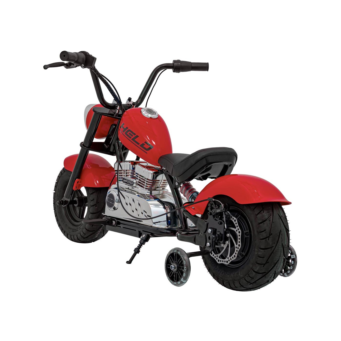 Motocyklový chopper Warrior červené vozidlo