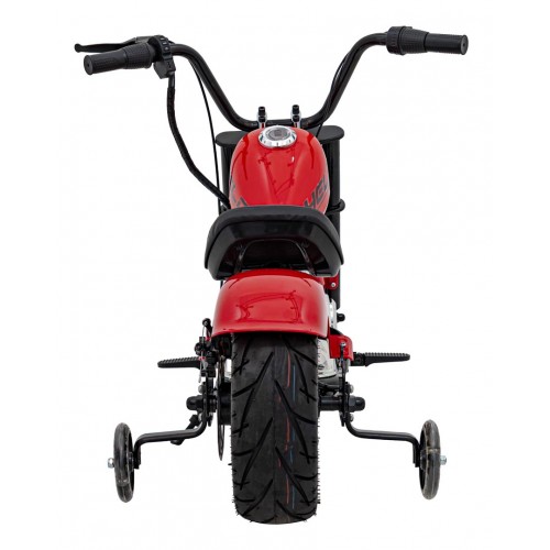 Motocyklový chopper Warrior červené vozidlo
