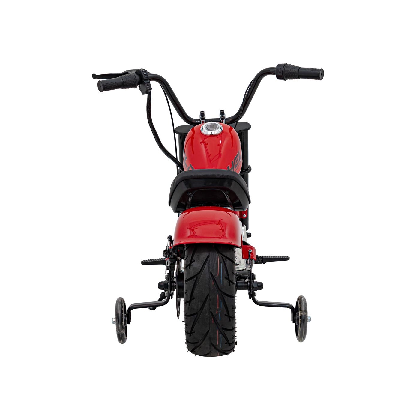 Motocyklový chopper Warrior červené vozidlo