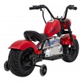 Motocyklový chopper Warrior červené vozidlo