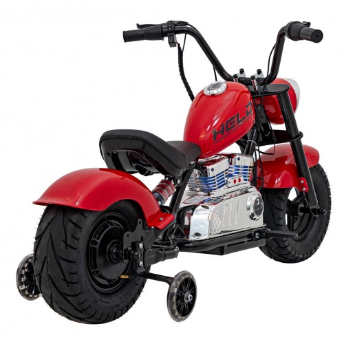 Motocyklový chopper Warrior červené vozidlo