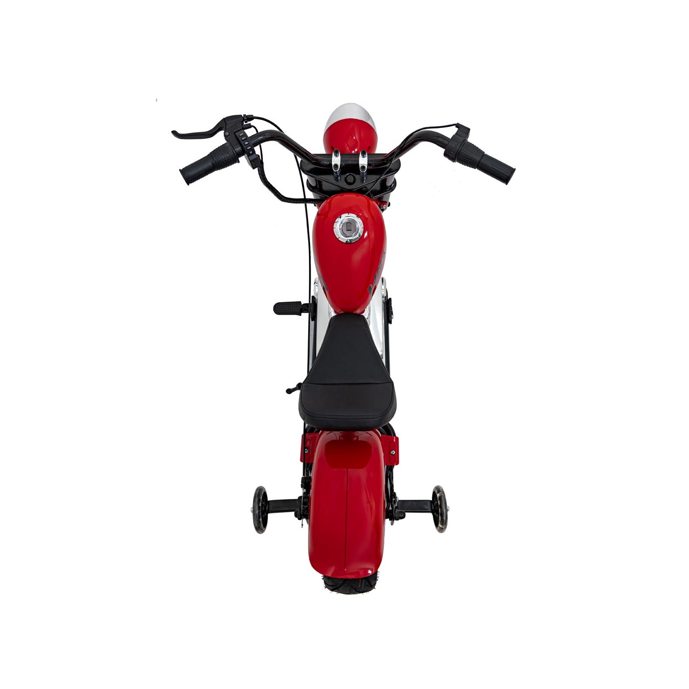 Motocyklový chopper Warrior červené vozidlo