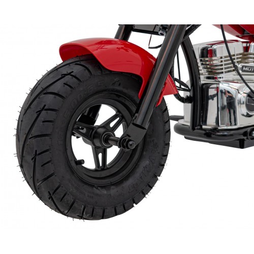 Motocyklový chopper Warrior červené vozidlo