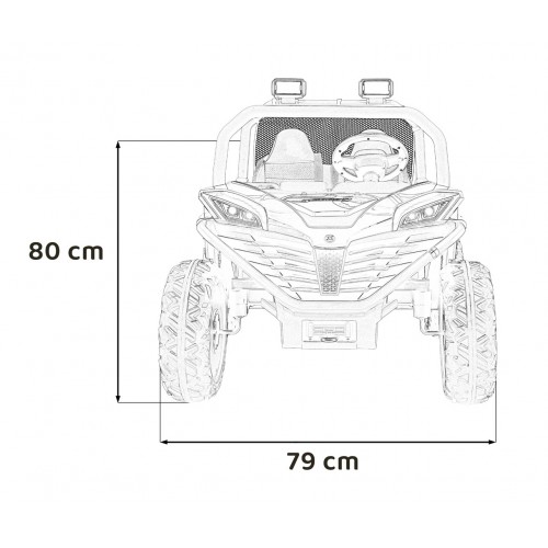 Vozidlo Buggy FASTER Modrá