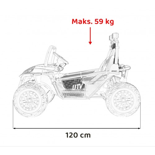 Pojízdný Buggy FASTER Zelený