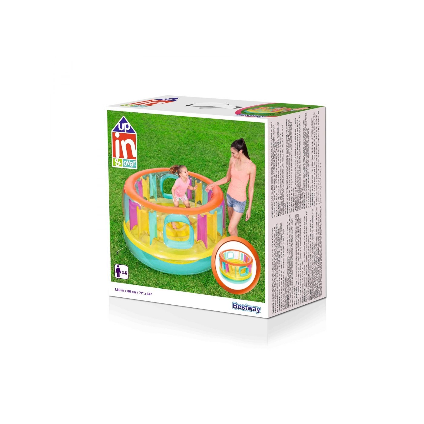 Dětská skákací plošina 3+ BESTWAY + opravná laťka