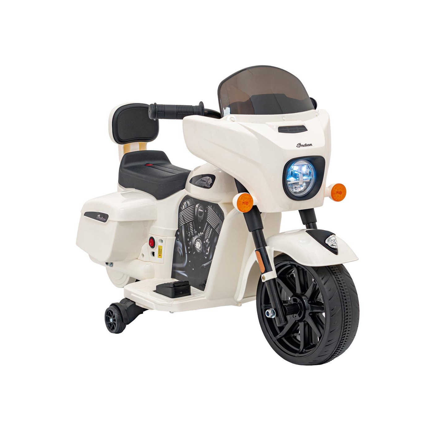 Vozidlo Chopper INDIAN Bílý