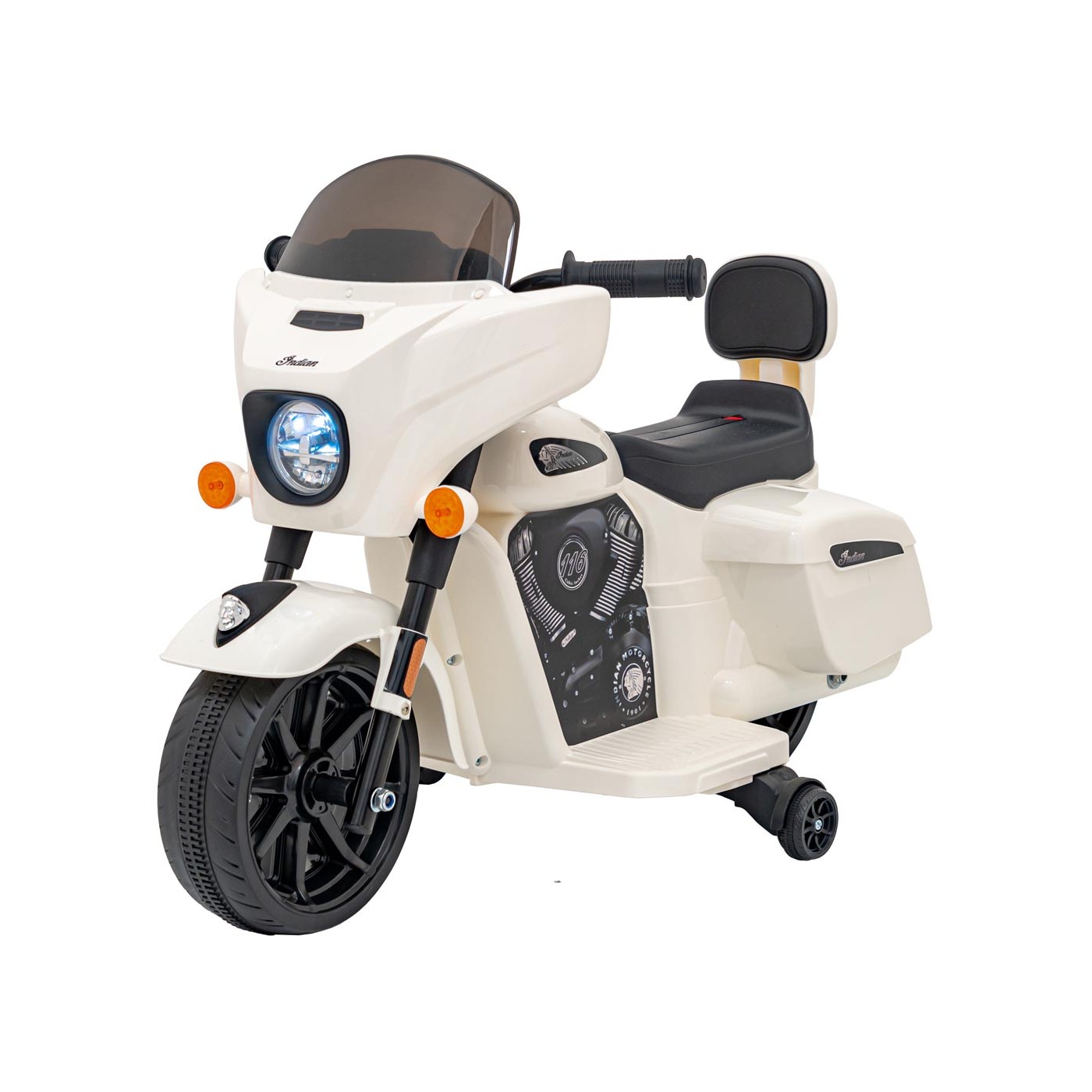 Vozidlo Chopper INDIAN Bílý